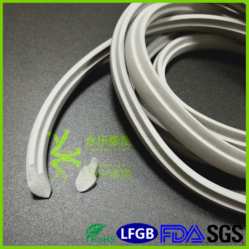 加要LED防水密封圈 發(fā)泡硅膠粘接密封圈 發(fā)泡硅膠圈廠(chǎng)家