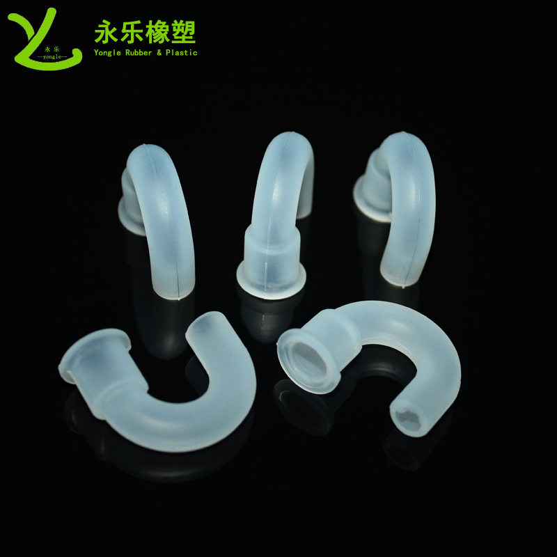 醫用硅膠彎管，模壓硅膠彎管，血氧儀硅膠彎管