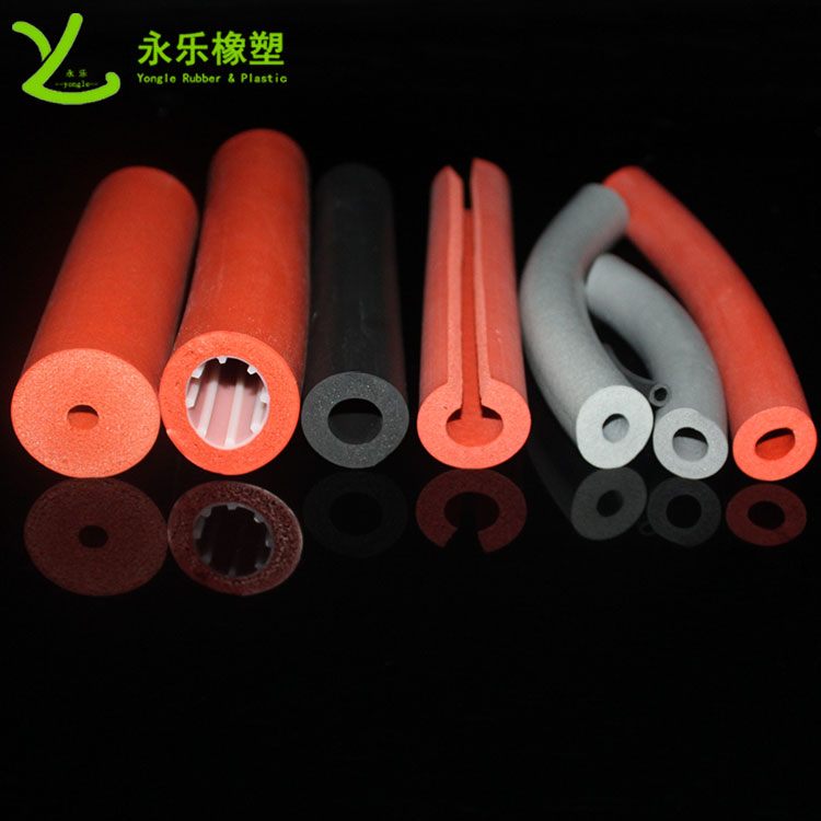 發(fā)泡硅膠管，擠出發(fā)泡硅膠管，耐高溫發(fā)泡硅膠管