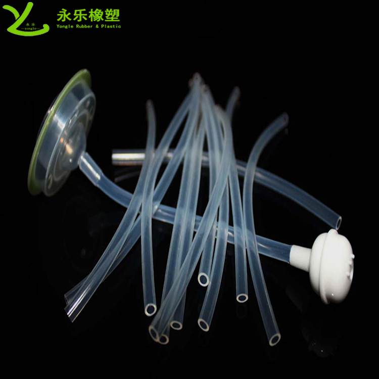擠出奶瓶硅膠管，食品級透明奶瓶硅膠管，耐高溫硅膠管