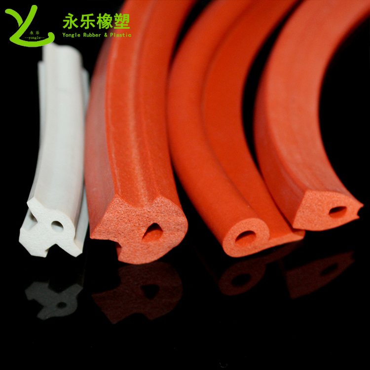 耐高溫發(fā)泡硅膠條，阻燃發(fā)泡硅膠條，細孔硅膠發(fā)泡條