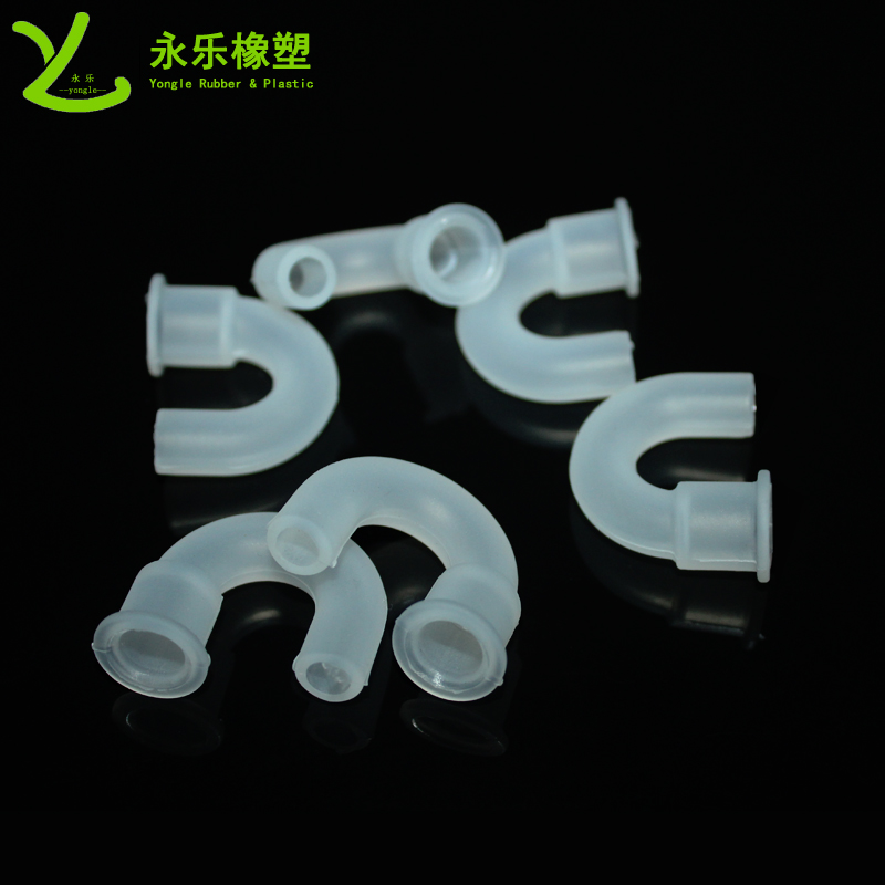 醫用硅膠彎管，模壓硅膠彎管，血氧儀硅膠彎管
